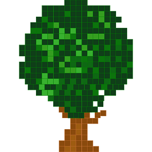 Tree Pixel Art