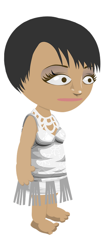 Flapper Lady Cartoon