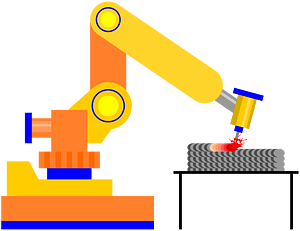 Industrial welding robot