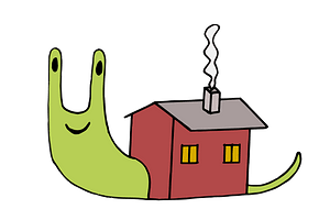 Snail and House - Colour Remix