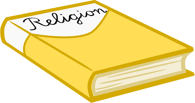Yellow Religion Schoolbook