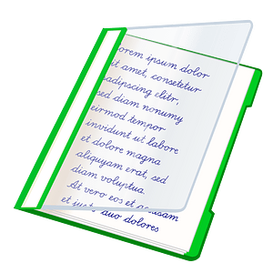 green file folder