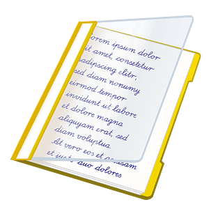 file folder yellow
