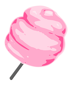 Fairy Floss - Isolated