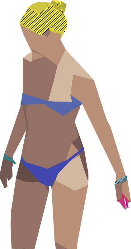 Summer - Blue Bikini