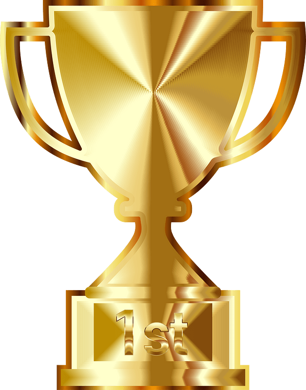 First Place Trophy Gold