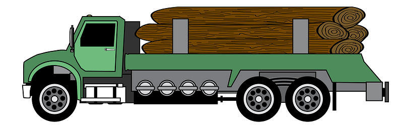 Logs on a Lorry