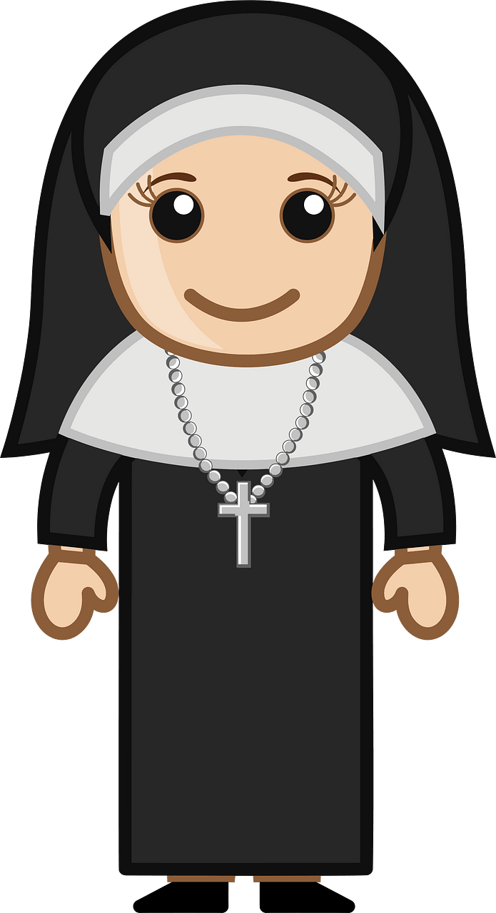 Cartoon Nun