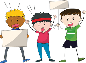 Protesting Kids