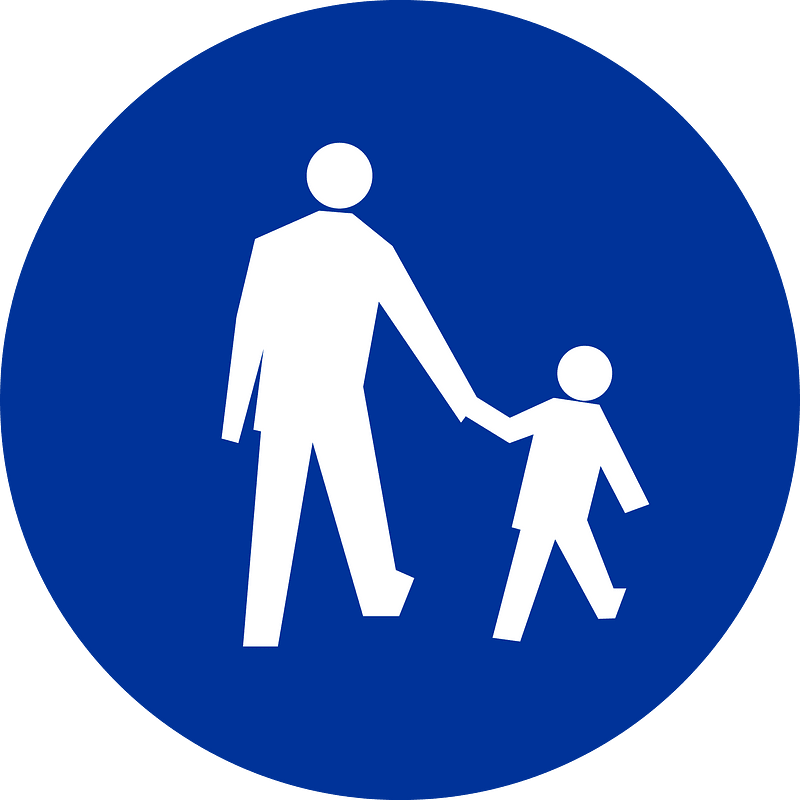 Polish Pedestrians Only Sign