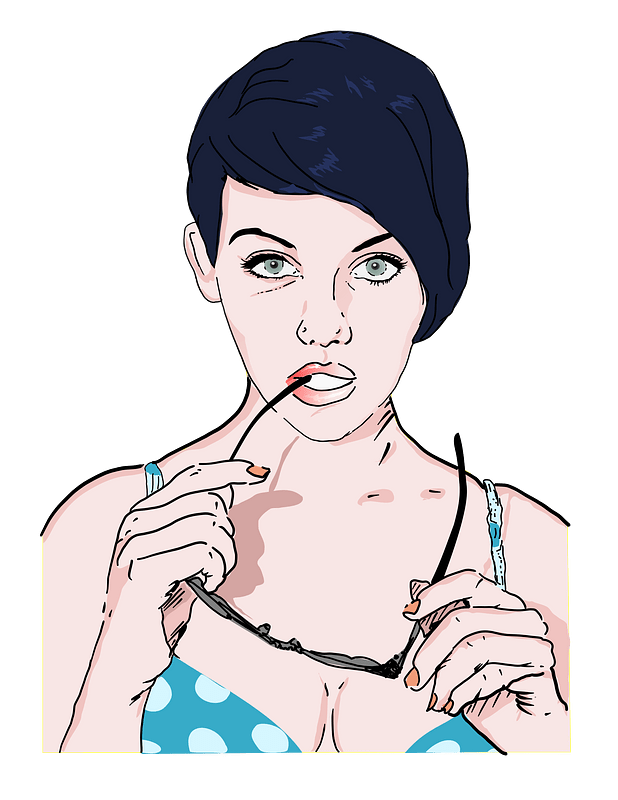 GIRL WITH GLASSES