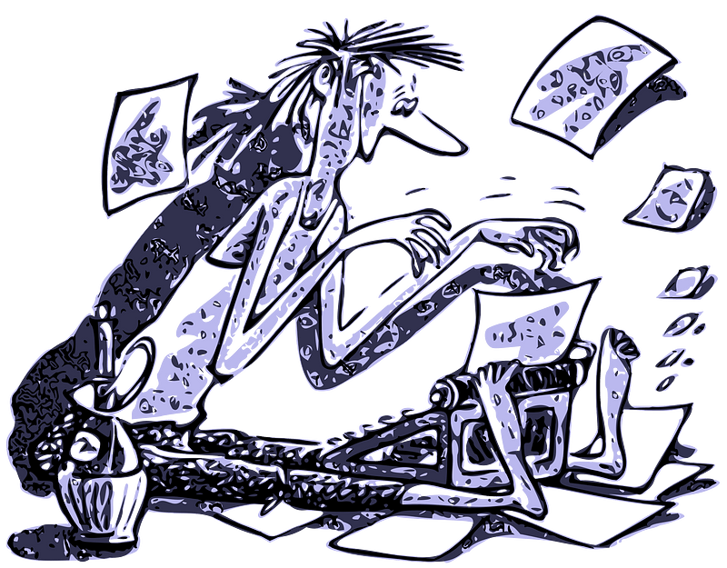 Writer and Typewriter