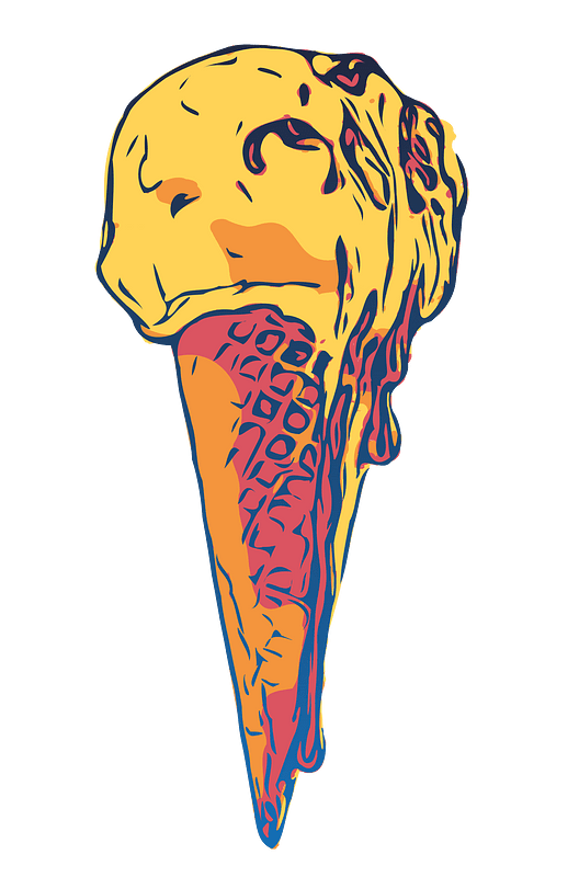 Drippy Ice Cream Cone - Simple Remix
