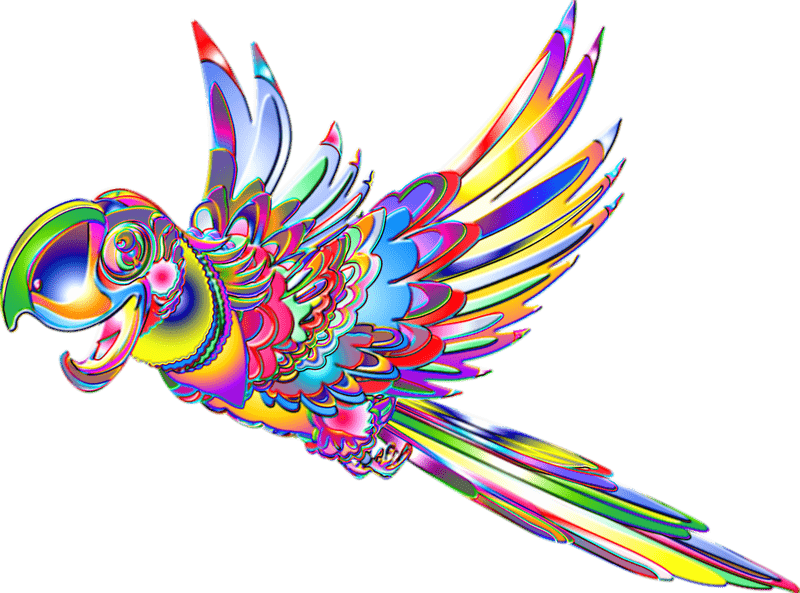 Parrot By GraphicMama-team Prismatic Enhanced