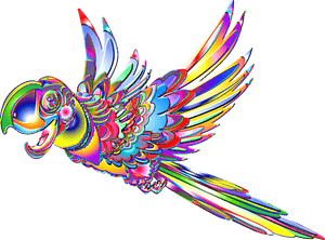 Parrot By GraphicMama-team Prismatic Enhanced