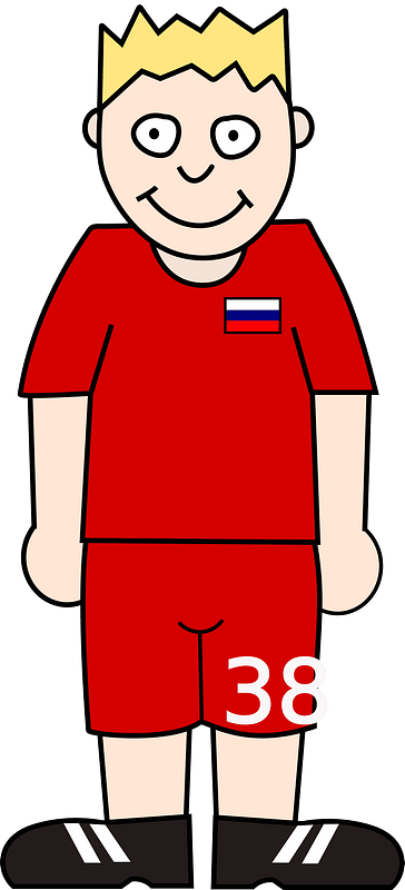 Soccerplayer Russia 2021