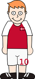 Soccerplayer Denmark 2021