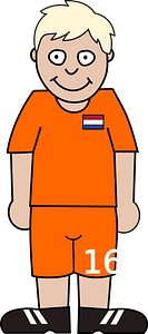 Soccerplayer Netherlands 2021