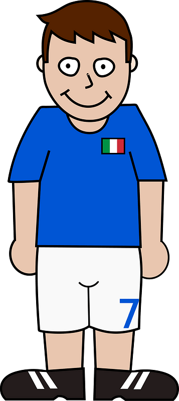 Soccerplayer Itlay 2021