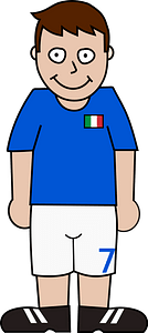 Soccerplayer Itlay 2021
