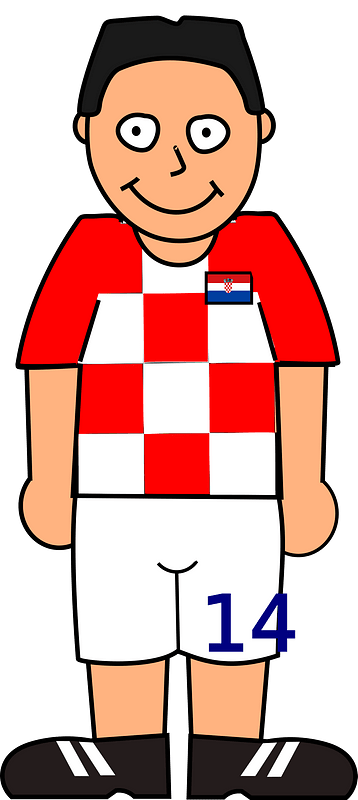 Soccerplayer Croatia 2021