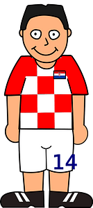 Soccerplayer Croatia 2021