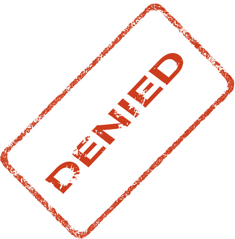 Denied Business Stamp