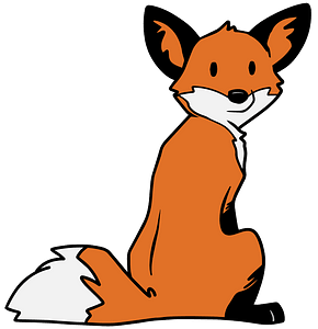 Cute Cartoon Fox - Colour Remix