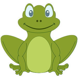 Simple Cartoon Frog