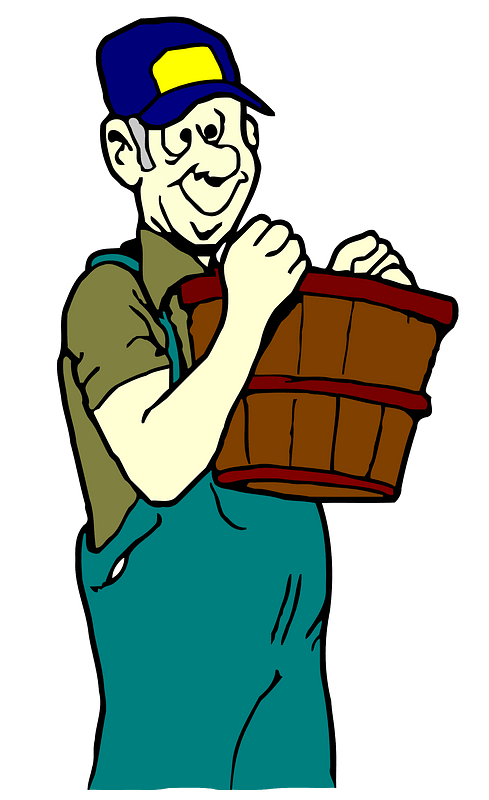 farmer with basket