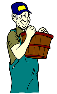 farmer with basket