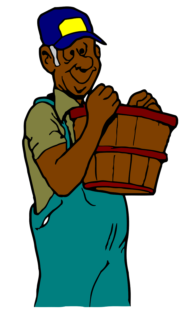 farmer with basket (dark skin vers)