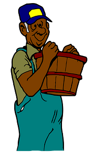 farmer with basket (dark skin vers)