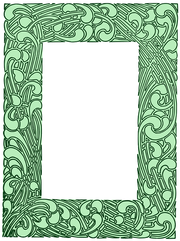Curly Whirly Frame - Colour Remix