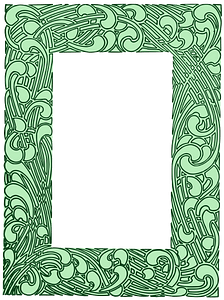 Curly Whirly Frame - Colour Remix
