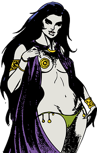 Horror Bikini Woman - Colour Remix