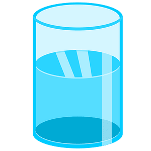 Glass of water (half)
