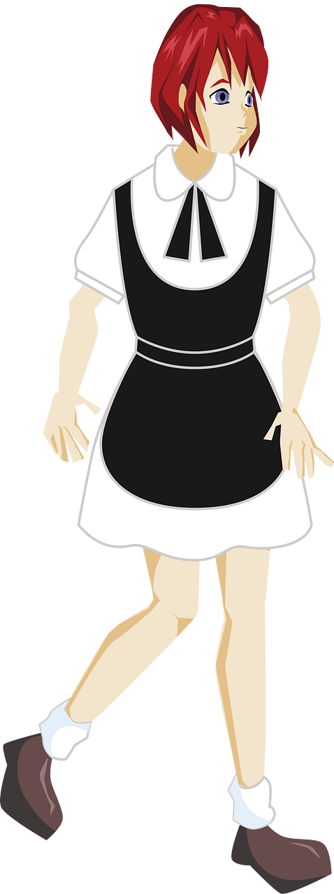 Lady in a Maid Costume