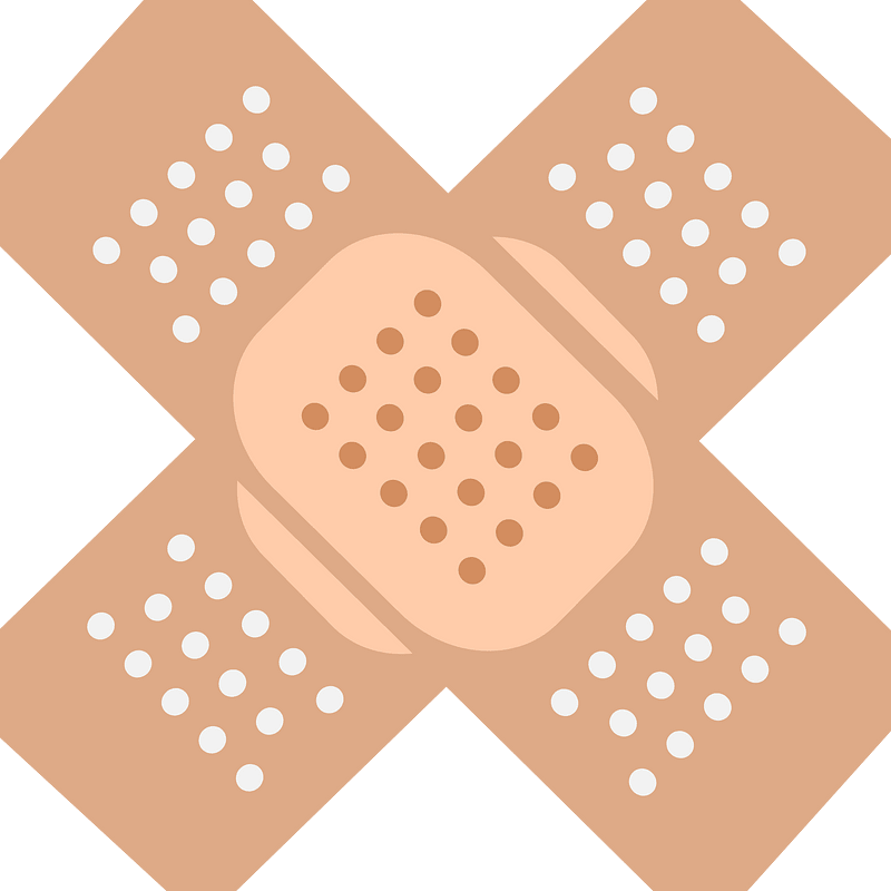 Medical bandage cross