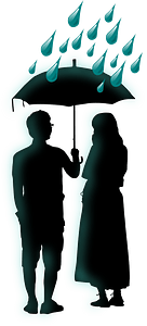 Couple in the Rain
