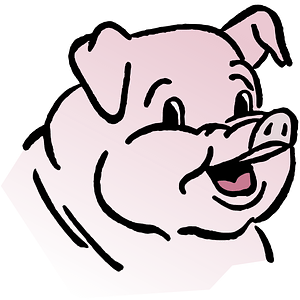 Cartoon Pig Head