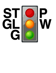 Stop Glow Go Sign