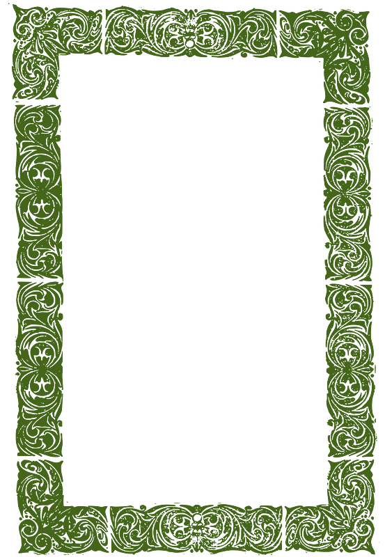 Green Decorative Frame