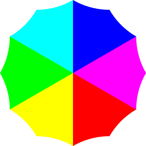 Rainbow Umbrella