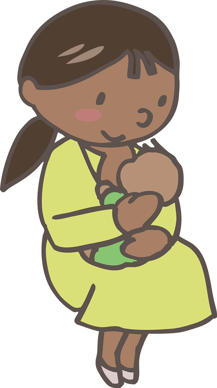African Mother and Baby