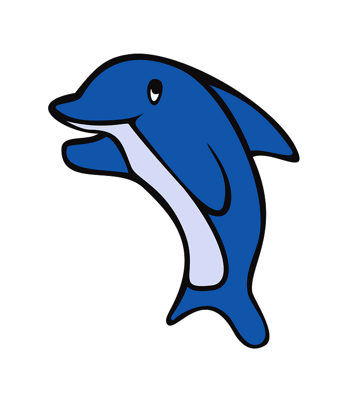 Blue Dolphin Jumping