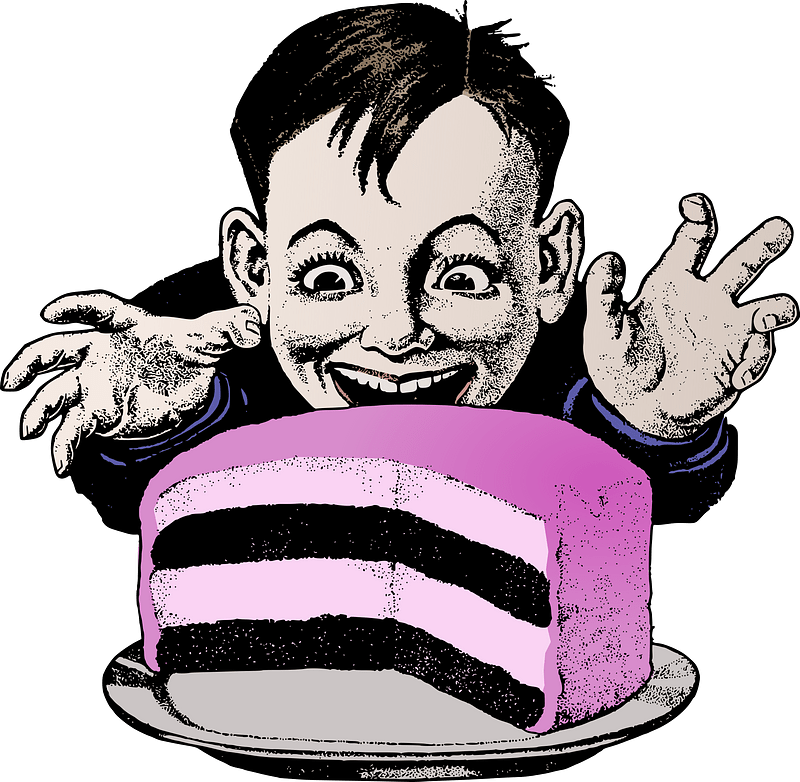 Kid and Cake - Colour Remix