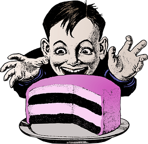 Kid and Cake - Colour Remix
