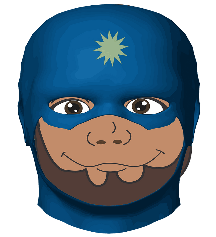 Superhero in a Mask