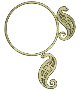 Strange Snakes Circle Frame